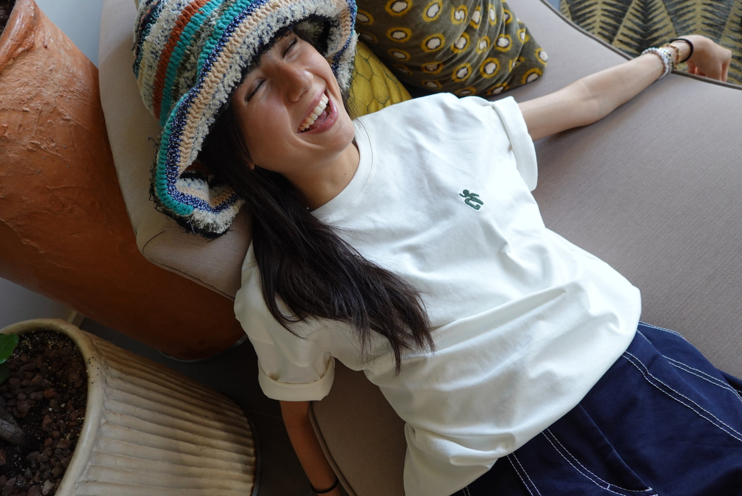 Olive green Logo T-Shirt